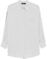 Fabiana Filippi - Chain-Embellished Long-Sleeve Shirt - Lyst