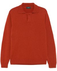Zanone - Polo En Laine Vierge - Lyst