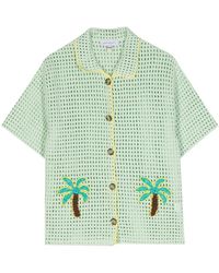 Mira Mikati - パームツリーアップリケ ニットトップ - Lyst