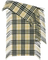 Burberry - Checkered Happy Scarf - Lyst