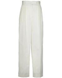 La DoubleJ - Brooklyn Geplooide Broek - Lyst