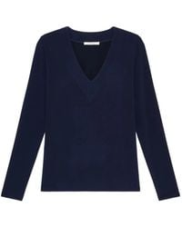 Maliparmi - V-Neck Long-Sleeve T-Shirt - Lyst