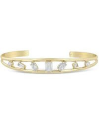 Zoe Chicco - Embellished Cuff Bracelet - Lyst