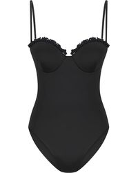 Magda Butrym - Maillot De Bain À Bords En Crochet - Lyst