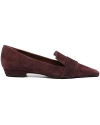 Roberto Festa - Suede Square-Toe Loafers - Lyst