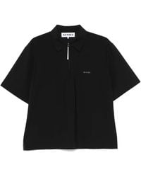 Sunnei - Logo-Print Polo Shirt - Lyst