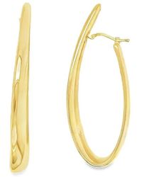 Lisa Nik - 18K Hoop Earrings - Lyst