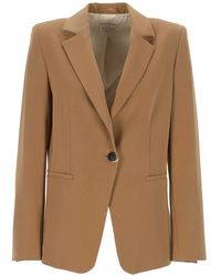 Emme - Single-Breasted Notched-Lapel Blazer - Lyst