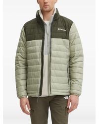 Columbia - Powder Lite Ii Quilted Colour-Block Jacket - Lyst