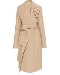 Oscar de la Renta - Foxglove ベルテッド コート - Lyst