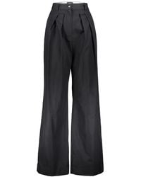 Rochas - Pantalones Anchos Con Pinzas - Lyst
