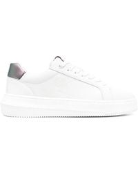Calvin Klein - Iridescent-Effect Low-Top Sneakers - Lyst