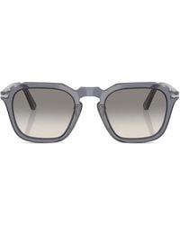 Persol - Transparent Ocean Square Sunglasses - Lyst