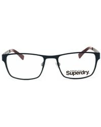 Superdry - Rectangle-Frame Glasses - Lyst