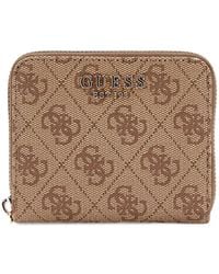 Guess - Laurel Ii Monogram-Print Wallet - Lyst