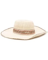 Polo Ralph Lauren - Embroidered Straw Hat - Lyst