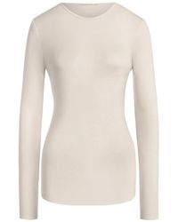 12 STOREEZ - Nicole Long-Sleeve Top - Lyst