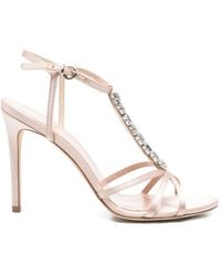 Lella Baldi - Embellished-Strap Sandals - Lyst