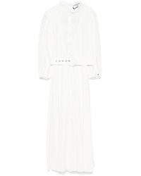 Nissa - Lace-Detailed Midi Dress - Lyst