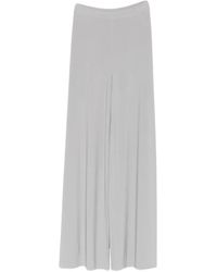 Norma Kamali - Bias Straight-Leg Trousers - Lyst