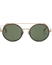 Linda Farrow - Baret Round-Frame Sunglasses - Lyst