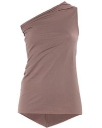 Rick Owens - Athena One-Shoulder Top - Lyst