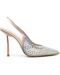Le Silla - Gilda 100mm ビジュートリム パンプス - Lyst