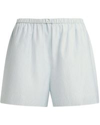 12 STOREEZ - Striped Elastic-Waist Shorts - Lyst