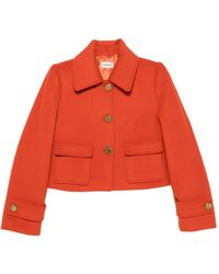 P.A.R.O.S.H. - Button-Up Cropped Jacket - Lyst