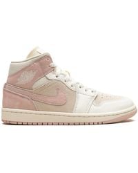Nike - Air 1 Mid Se "Coconut Milk/Legend" Sneakers - Lyst