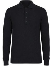 Paolo Pecora - Textured Polo Shirt - Lyst
