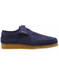 A.P.C. - X Clarks Leather Loafers - Lyst