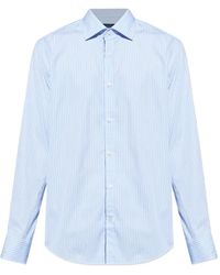 Paul & Shark - Striped Long-Sleeved Shirt - Lyst