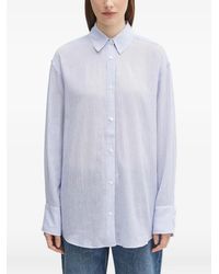 Anine Bing - Plaza Long-Sleeve Button-Up Shirt - Lyst