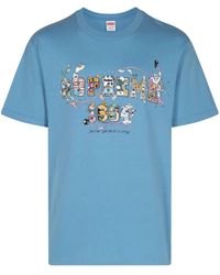Supreme - Varsity Cotton T-Shirt - Lyst