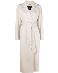 Kiton - Belted Cashmere Maxi Coat - Lyst