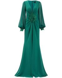 Tadashi Shoji - Draped-Detail Gown - Lyst