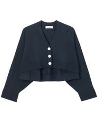 Enfold - Umbrella Cropped Cardigan - Lyst