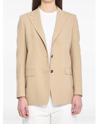 Tagliatore - Single Breasted Wool Jacket Peak Lapels - Lyst