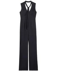 Claudie Pierlot - Tie Neck Jumpsuit - Lyst
