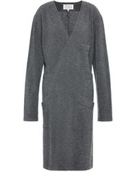 Maison Margiela - Wrap-Style Knitted Cardigan - Lyst