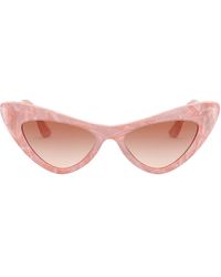 Dolce & Gabbana - Dg Logo Cat-eye Frame Sunglasses - Lyst