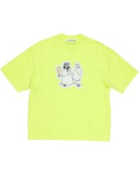 Acne Studios - T-Shirt mit grafischem Print - Lyst
