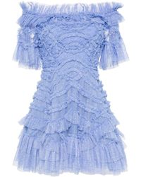Needle & Thread - Lana Off-shoulder Mini Dress - Lyst
