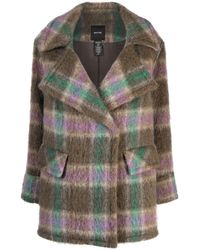 Smythe - Blanket Car Plaid-check Double-breasted Coat - Lyst