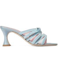 Manolo Blahnik - Clementel Bow-Detail Sandals - Lyst