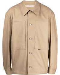 Alexander Wang - Button-up Cotton Shirt Jacket - Lyst