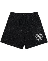 Eric Emanuel - Bermudas De Bouclé Con Logo Estampado - Lyst