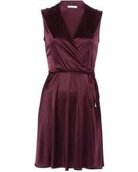 Patrizia Pepe - V-Neck Mini Dress - Lyst