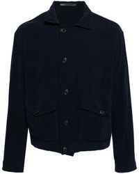 Giorgio Armani - Spread-collar Shirt Jacket - Lyst